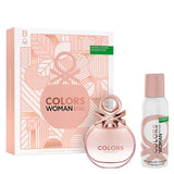 Benetton Colors Rose women's gift set, EDT 80ml and deodorant 150ml
