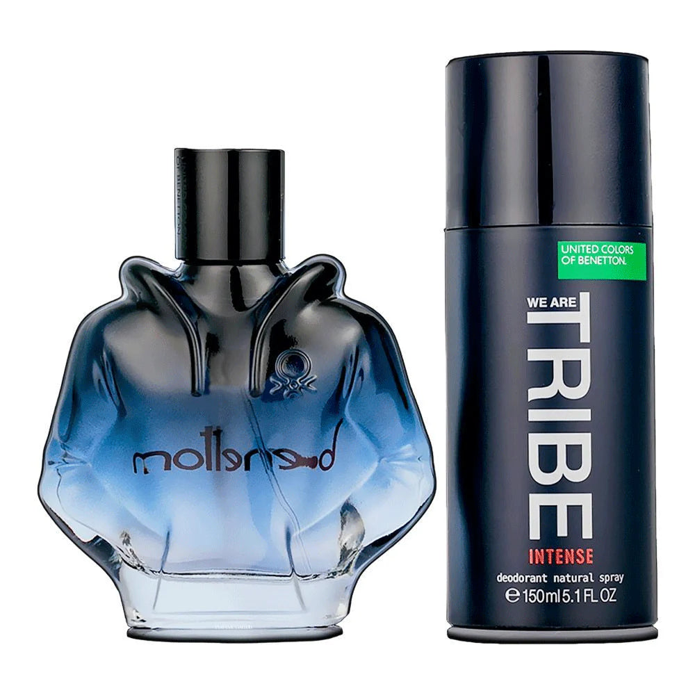 Benetton Tribe Intense Gift Set – EDP 90ml + Deodorant 150ml for Men