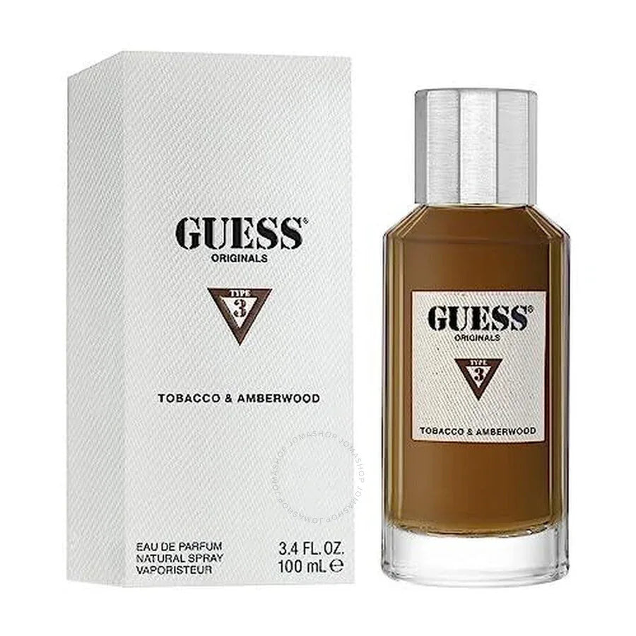 GUESS Originals Type 3 Tobacco Amberwood Eau de Parfum – 100ml