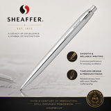 Sheaffer VFM 9421 Ballpoint Pen – Polished Chrome Trim