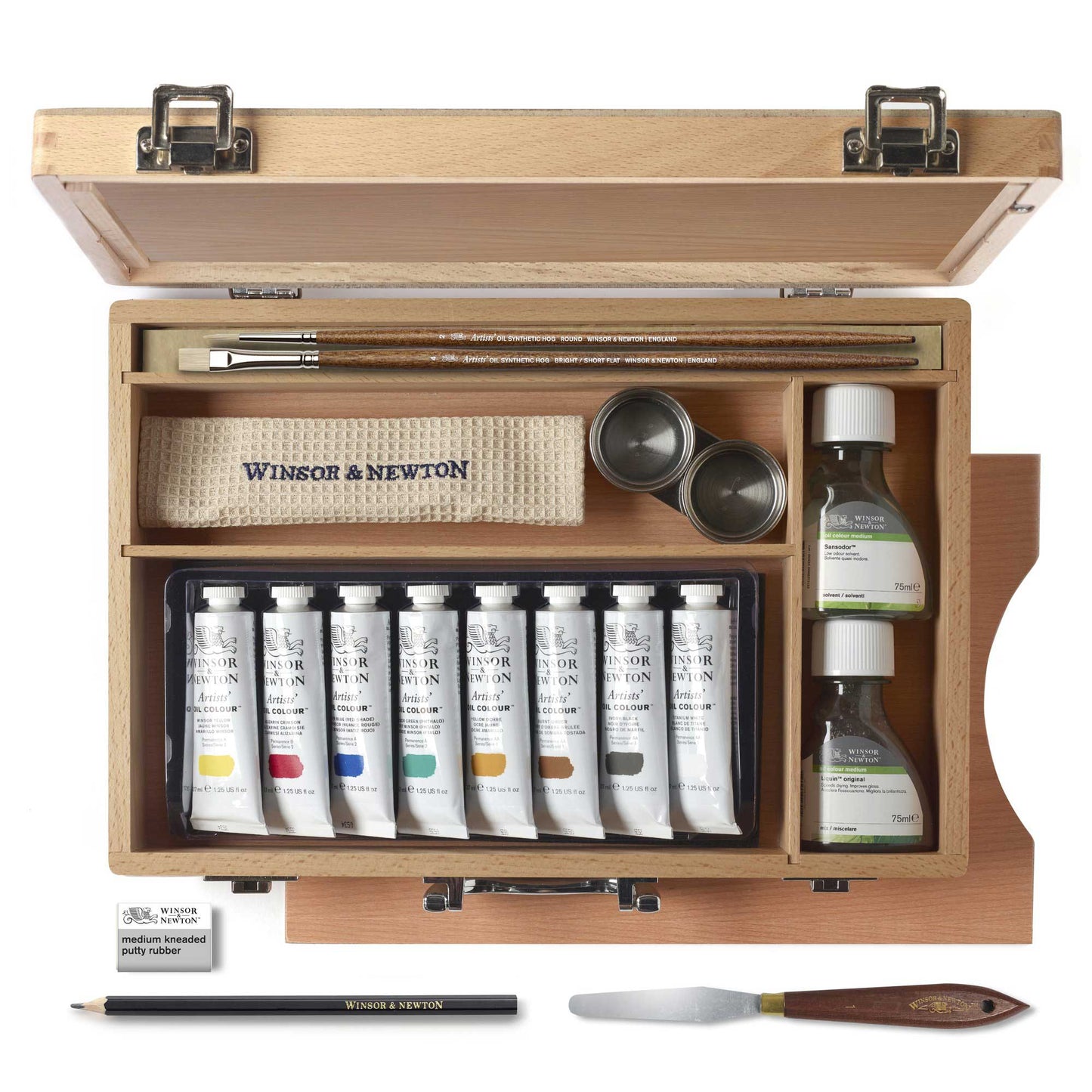 Winsor & Newton Artists' Oil Colour Studio Wooden Case