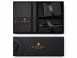 Cross Coventry Ballpoint Pen with Notebook and Coin Wallet Gift Set - Black
