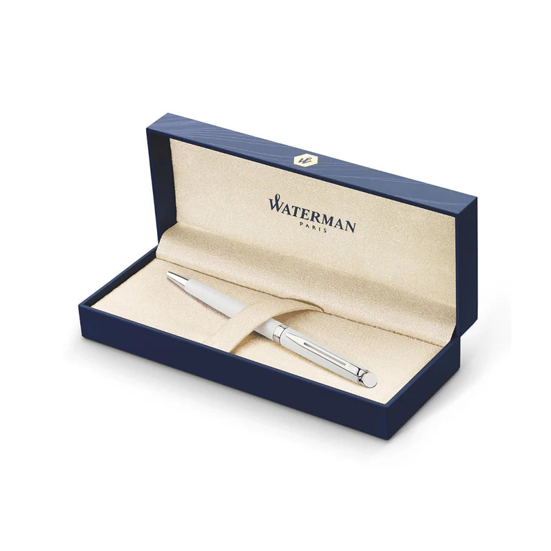 Waterman Hémisphère Ballpoint Pen – White Lacquer CT