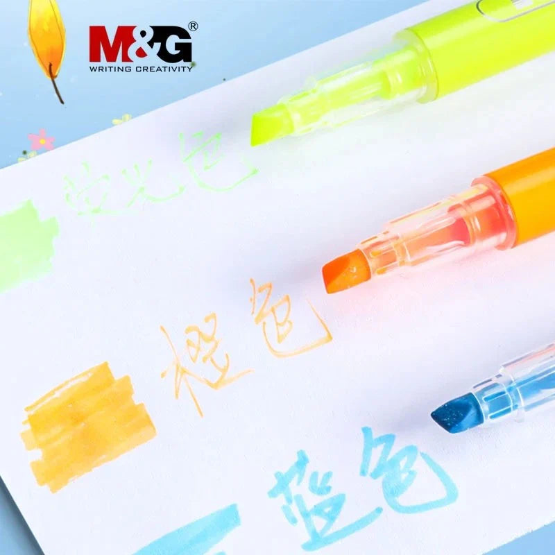 M&G Fluorescent Highlighter Single Piece ( 2 in 1 )