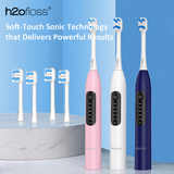 H2OFloss BT-02 Sonic Electric Toothbrush – 5 Modes | USB-C Rechargeable | IPX7 Waterproof