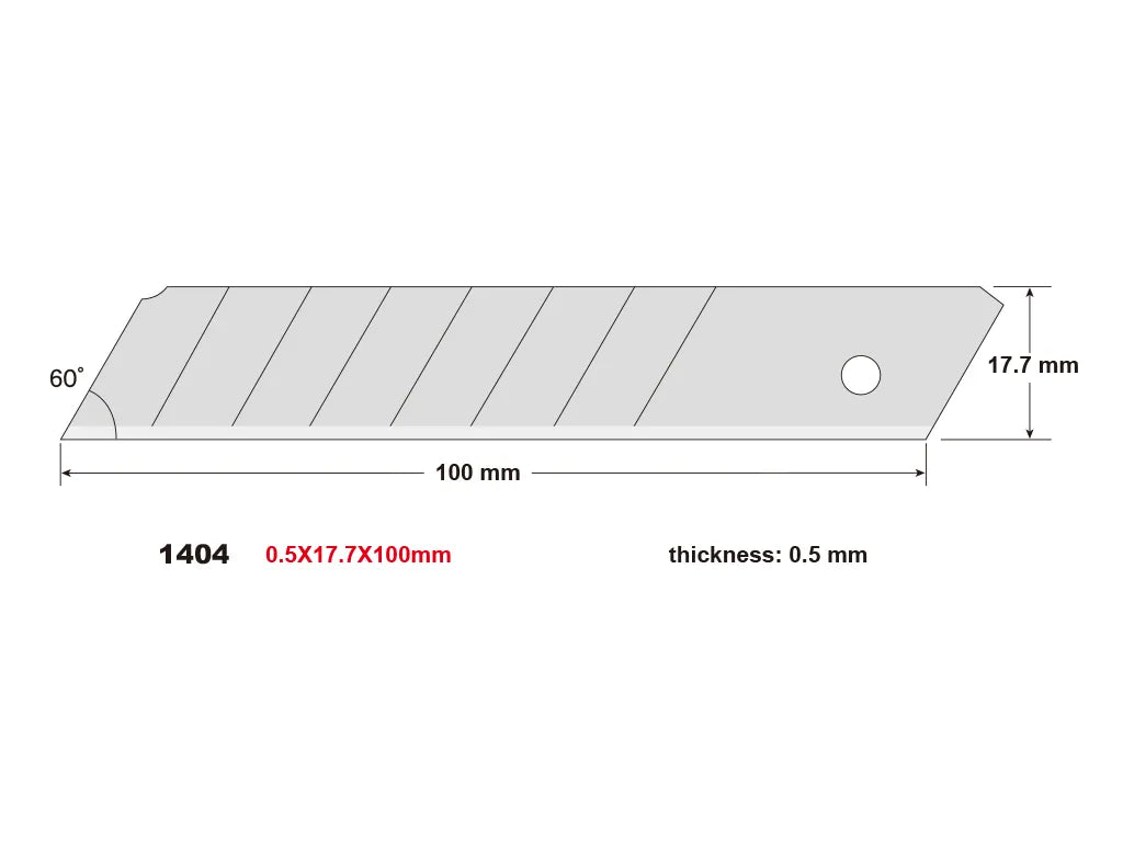 Cutter Blade No: 1404C