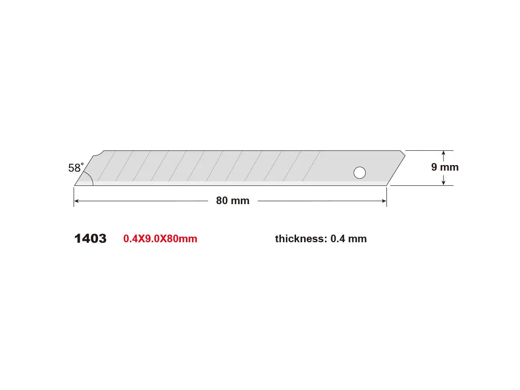 Cutter Blade No: 1403C