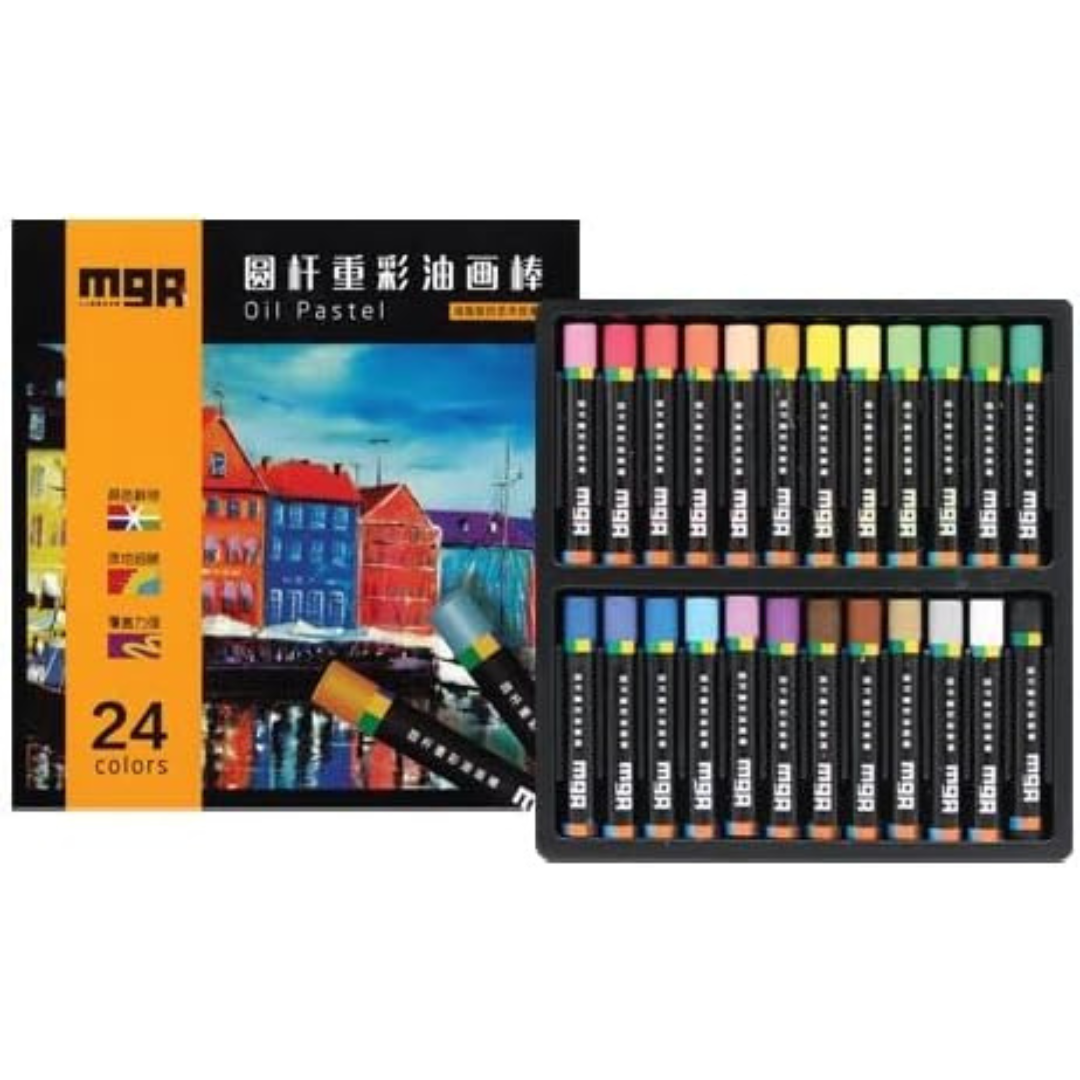 M&G Oil Pastel Pack Of 24