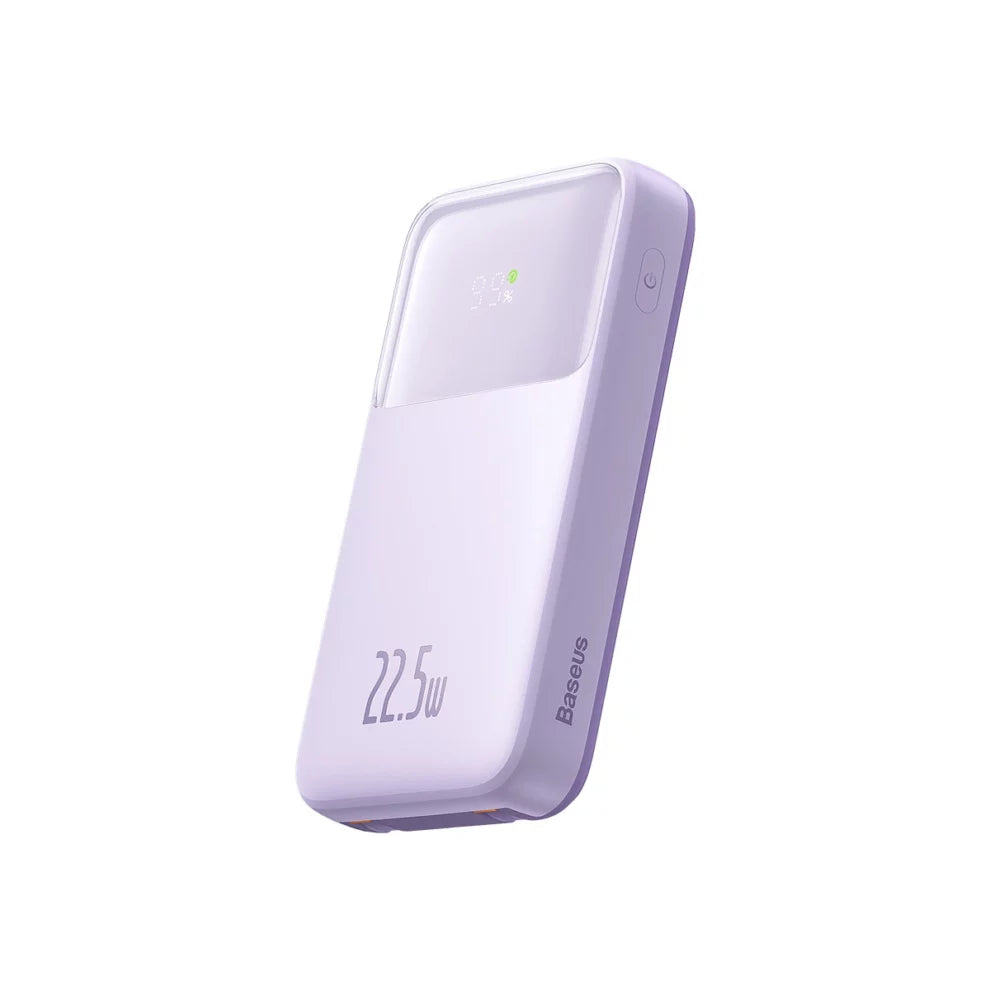 Baseus Comet Series 22.5W Power Bank – Dual Cable, Digital Display