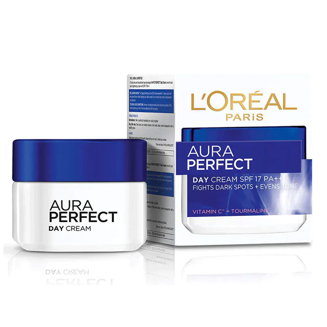 L'Oreal Paris Aura Perfect Day Cream, Even Skin Tone, SPF 17, 50ml