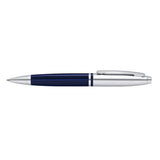 Coventry Blue Lacquer with Polished Chrome Appointments Ballpoint Pen (Blue Ink)
