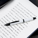 Pilot Capless Vanishing Point Fountain Pen – Matte White BT (18K Gold Nib)