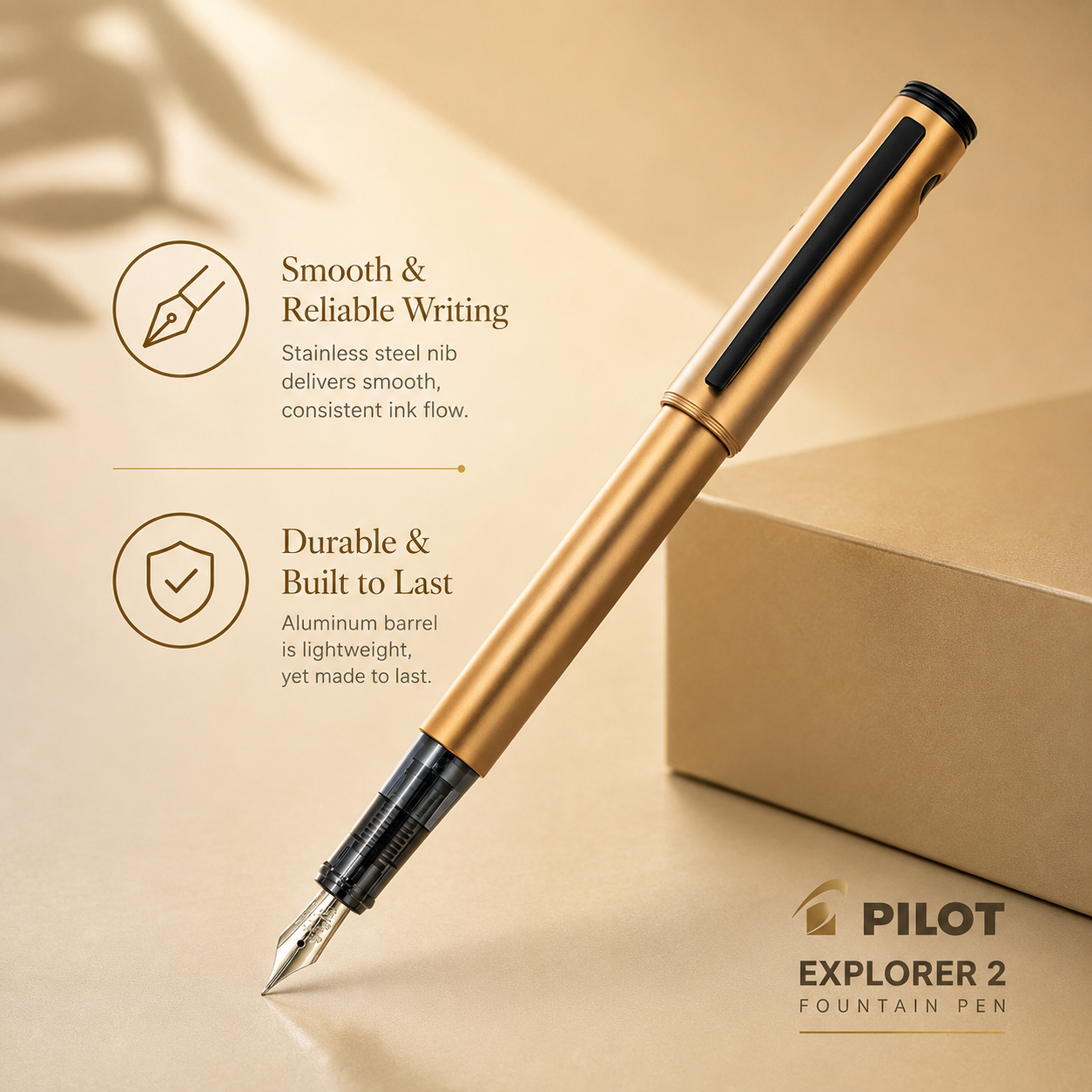 Pilot Explorer 2 Fountain Pen – Copper