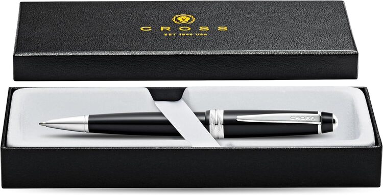 Cross Bailey Light Polished Black Resin with Polished Chrome Appointments Ballpoint Pen Black