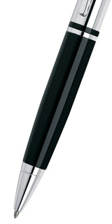 Cross Calais Ballpoint Pen – Black Lacquer & Polished Chrome