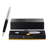 Cross Calais Ballpoint Pen – Black Lacquer & Polished Chrome