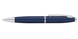 Cross Calais Matte Metallic Blue with Polished Chrome Appointments Ballpoint Pen (Blue Ink)