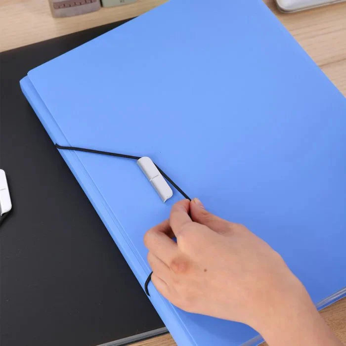 Deli Expanding File 13 Pocket A4 – Handle, Index & Lock