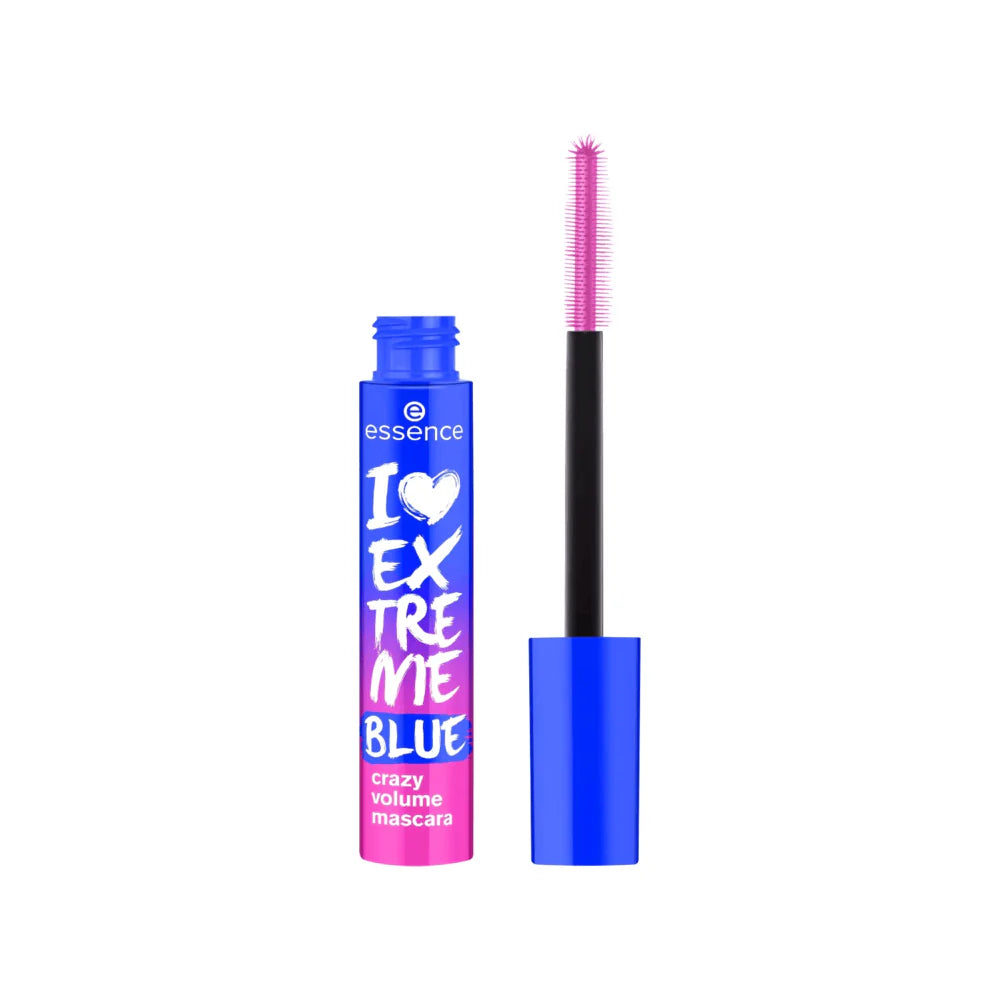 Essence I Love Extreme Crazy Volume Mascara – Blue | Bold Color & Intense Volume