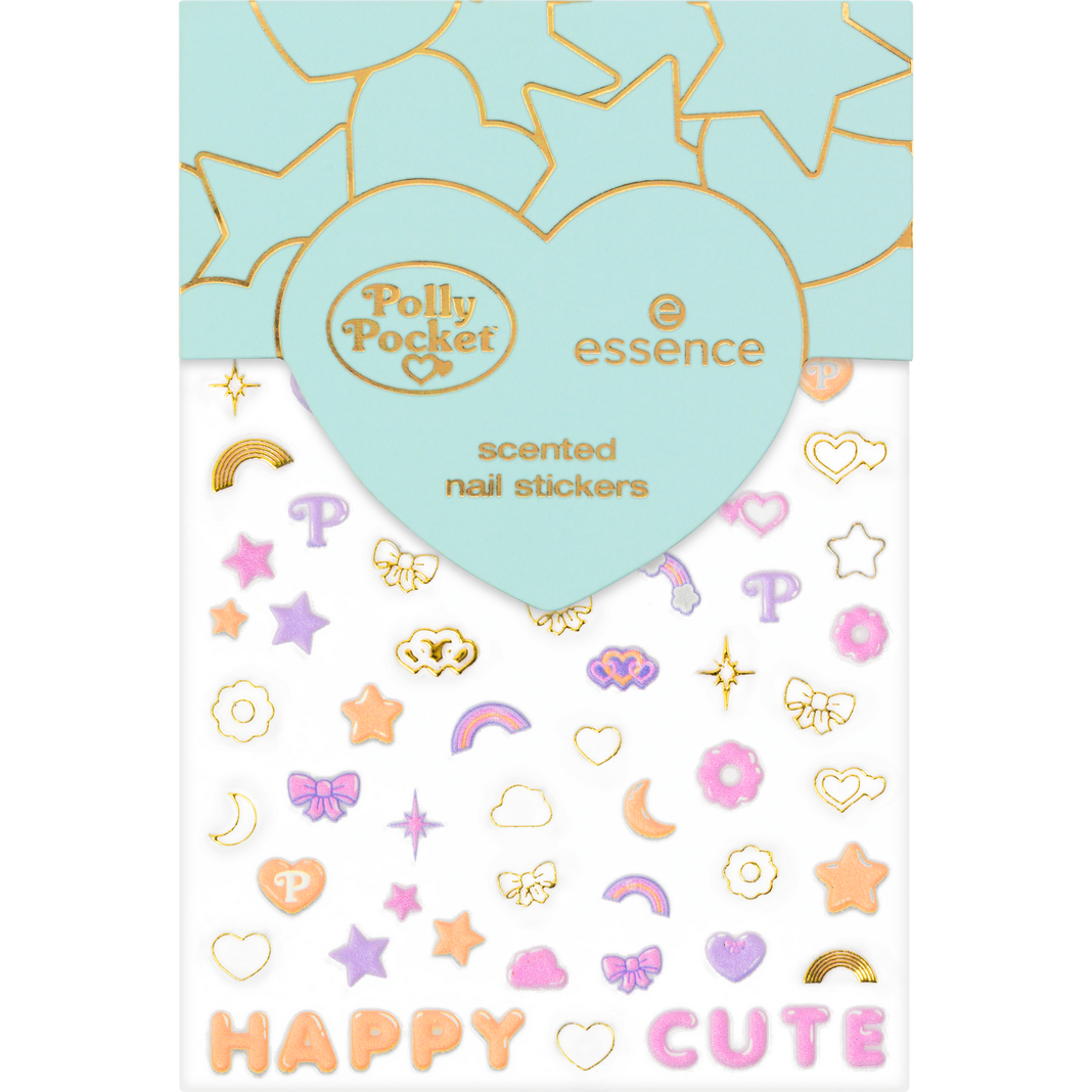 Essence Polly Pocket Scented Nail Stickers 01 | 3D Foil Nail Art