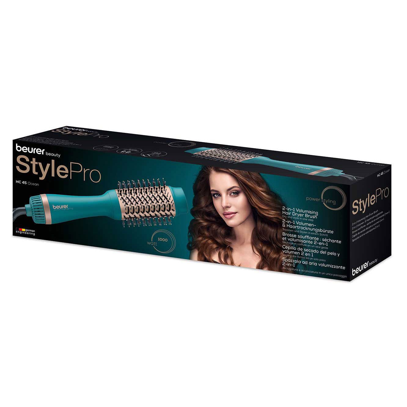 Ocean 2-in-1 Volumising Hair Dryer Brush HC 45