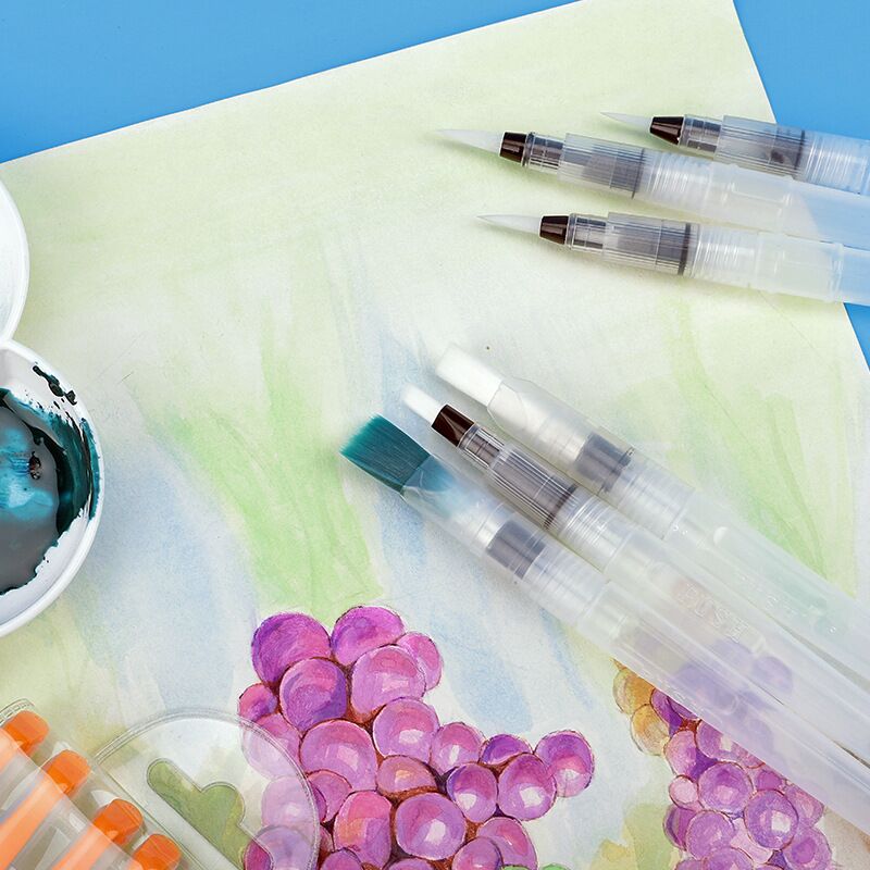 Keep Smiling Water Brush Pen Set Of 6