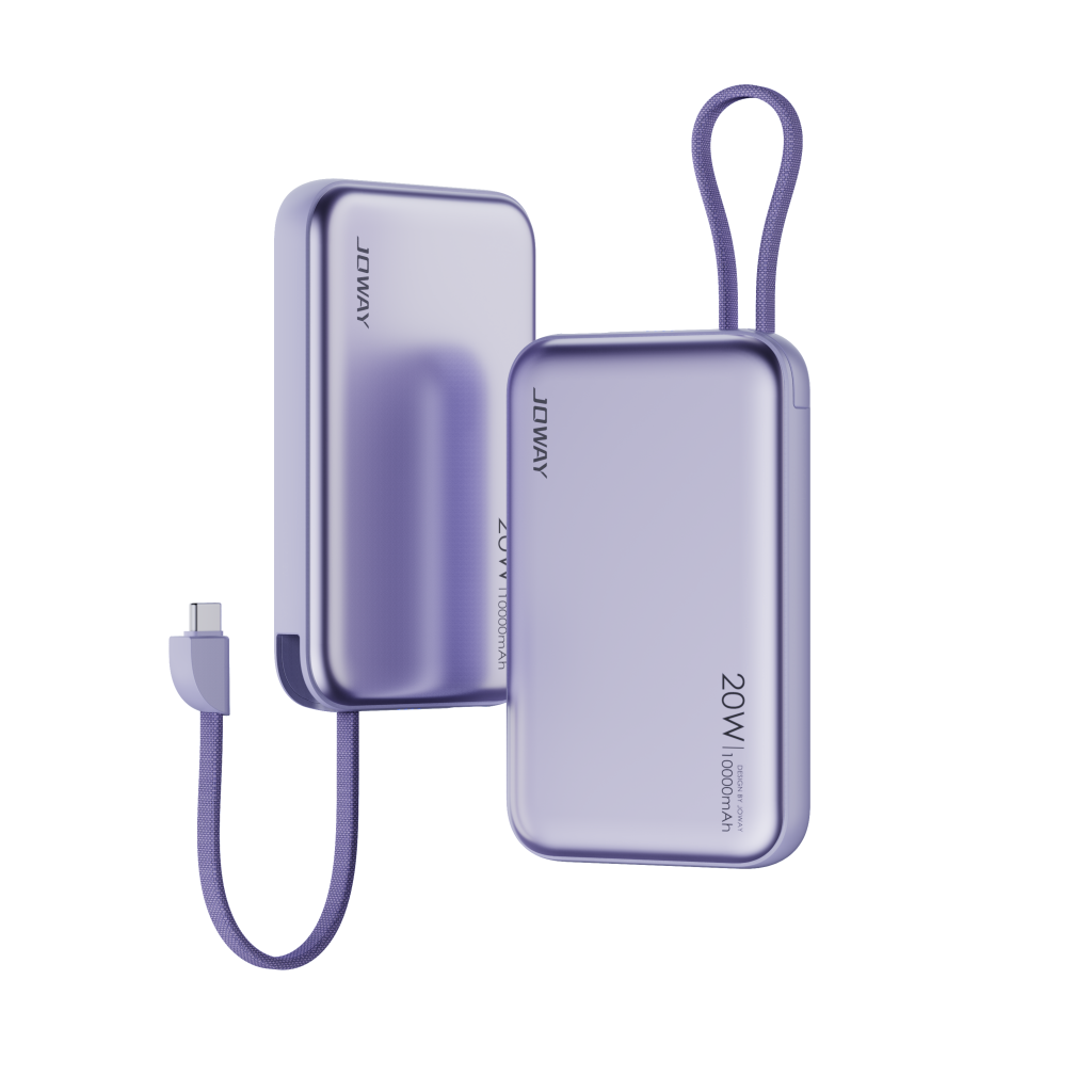 JOWAY JP298C Magnetic Power Bank 10000mAh – 20W PD Fast Charging | Built-in Type-C Cable | MagSafe Compatible