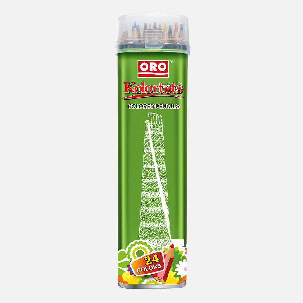ORO Kolortots New Edition – 24 Colour Pencils Box