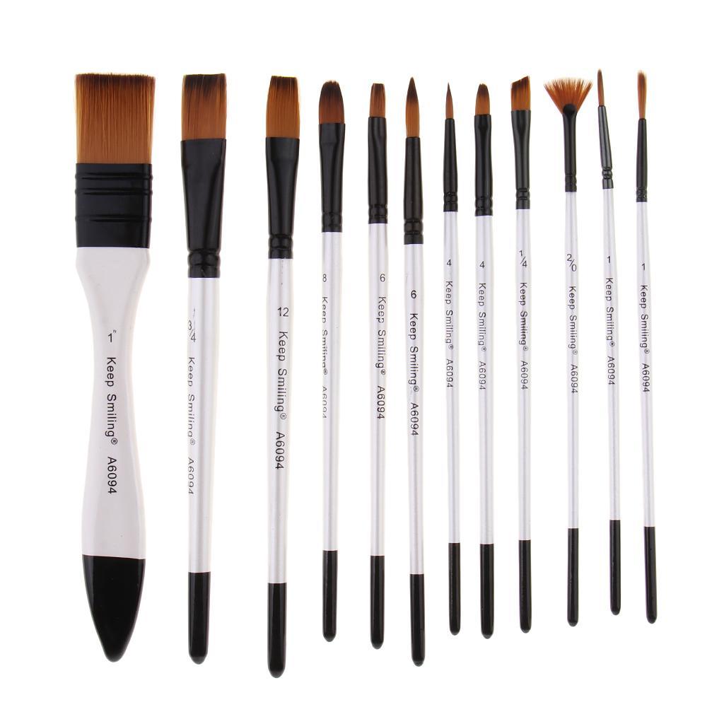 Keep Smiling Artist Value Brush Set 12 Pcs
