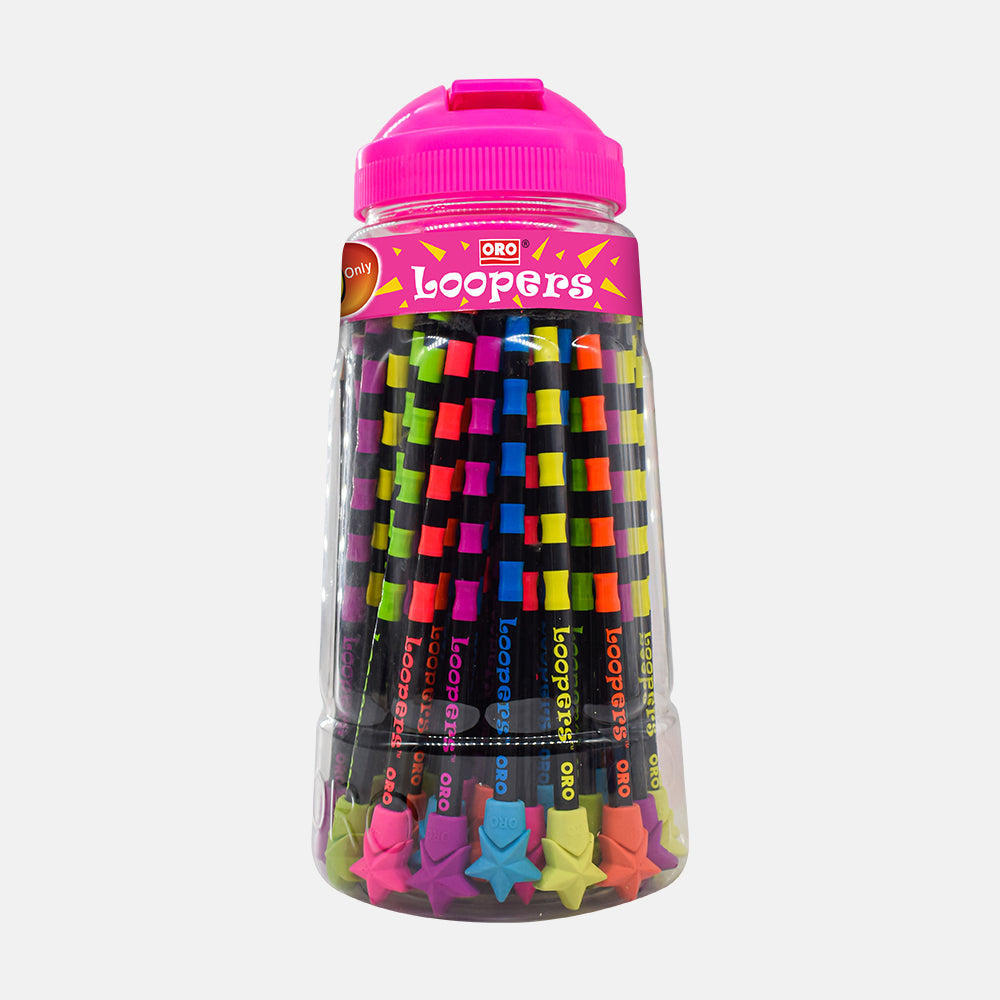 ORO Loopers Star Pencil Jar – 48 Pencils