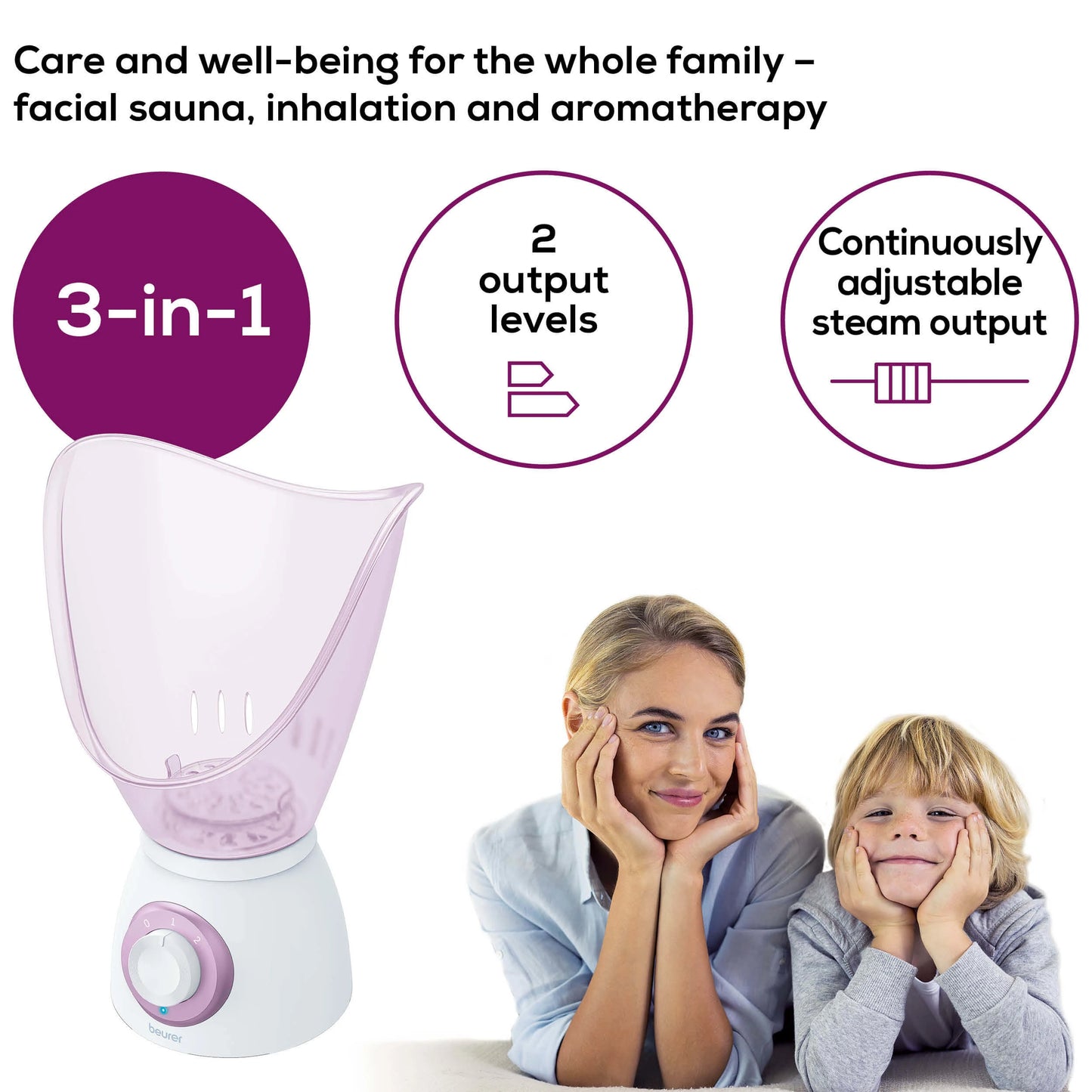 Beurer FS 60 Facial Sauna | Deep Pore Steam Cleanser (Original Germany)