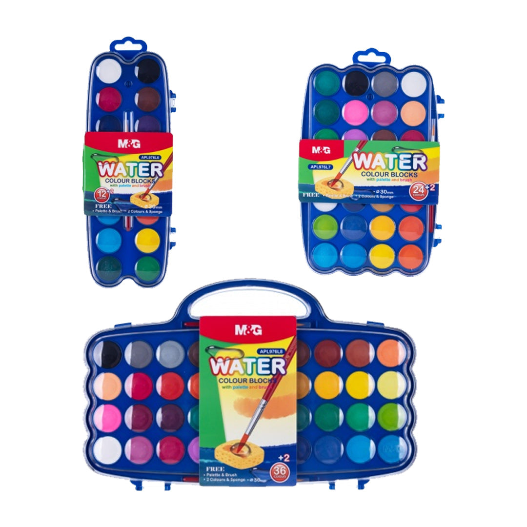 M&G Block Watercolors For All skill Levels
