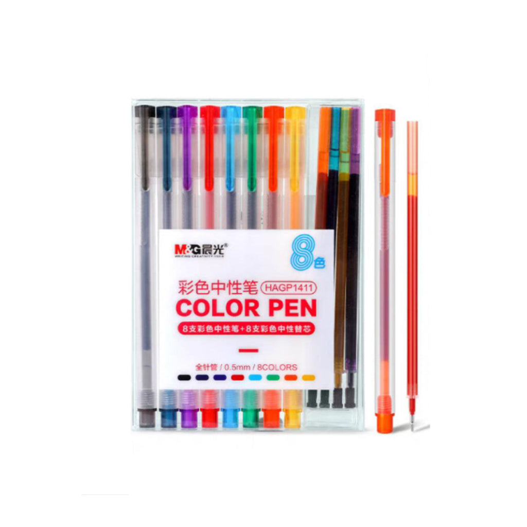 M&G 8-Color Gel Pen Set 0.5mm