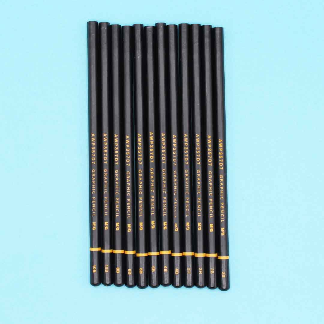 M&G Gridded Pencil Pack Of 12 AWP 357D7