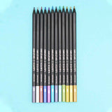 M&G Metallic Colored Pencil Pack Of 12 AWPQ 4105