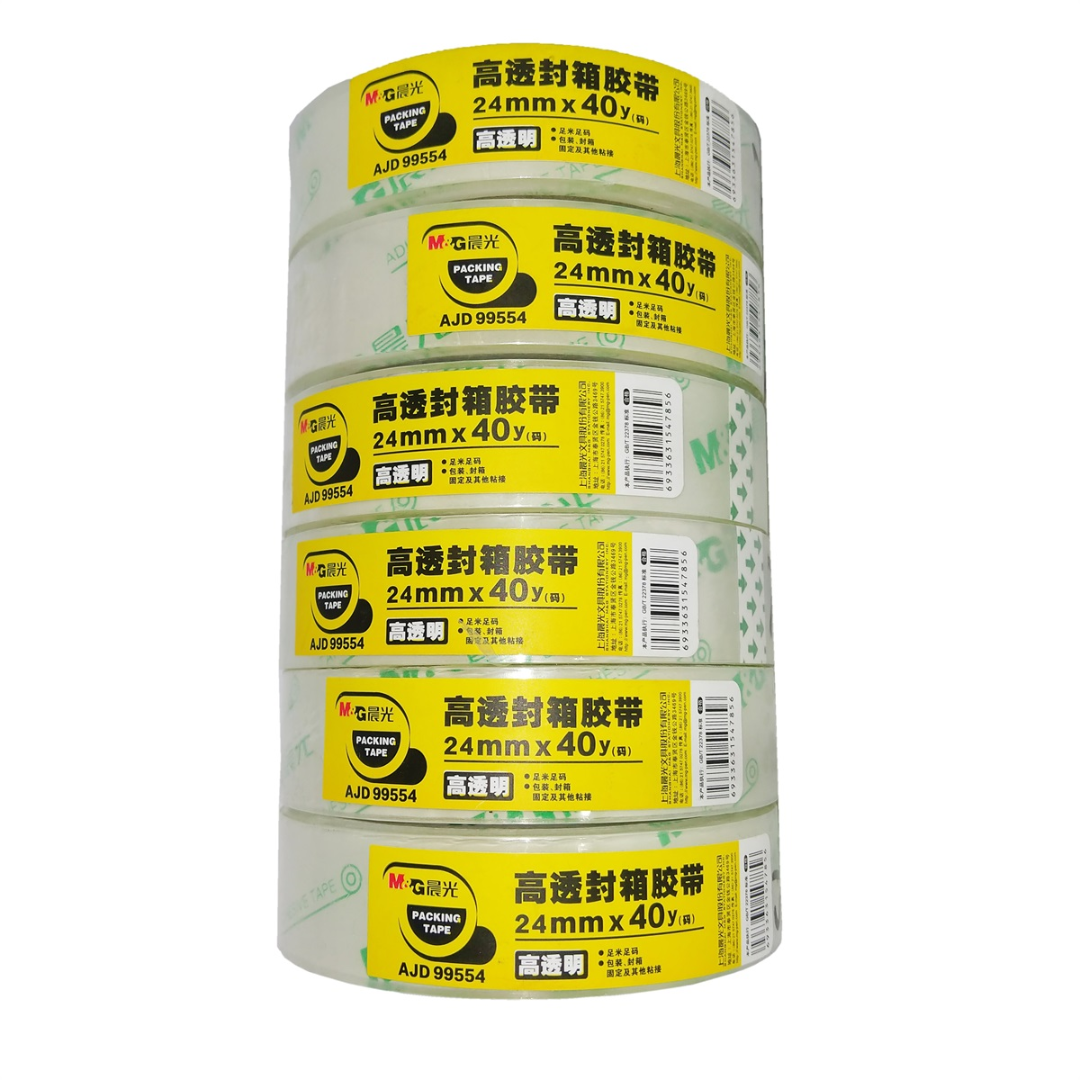 M&G Transparent Tape 1 Inch x 40 Yds