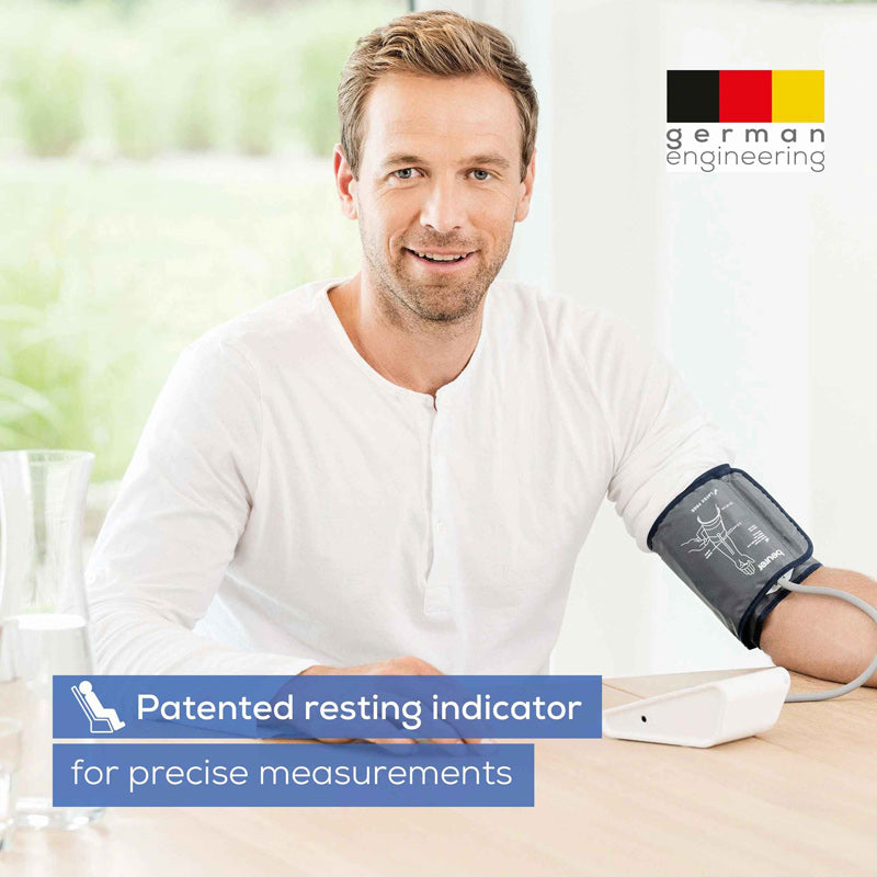 Beurer BM 28 AD Upper Arm Blood Pressure Monitor — With Adapter