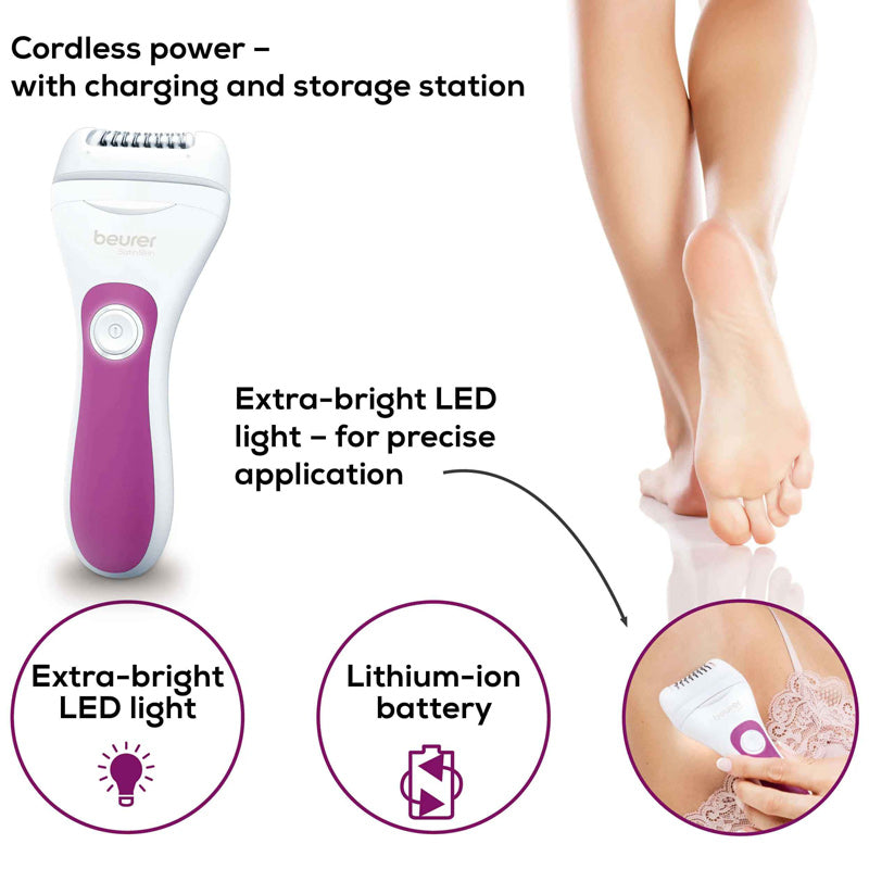Beurer HL 76 wet and dry 2-in-1 epilator, cordless hair removal device, additional view 4