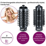 Beurer Rotating Hot Air Brush HT 80 – 2-in-1 Styler & Volumiser