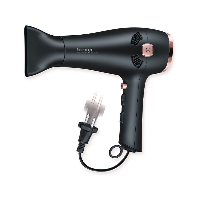 Beurer HC 55 Hair Dryer | Professional Blow Dryer with Ionic Care (Original Germany)