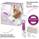 Beurer HL 76 wet and dry 2-in-1 epilator, cordless hair removal device, additional angle