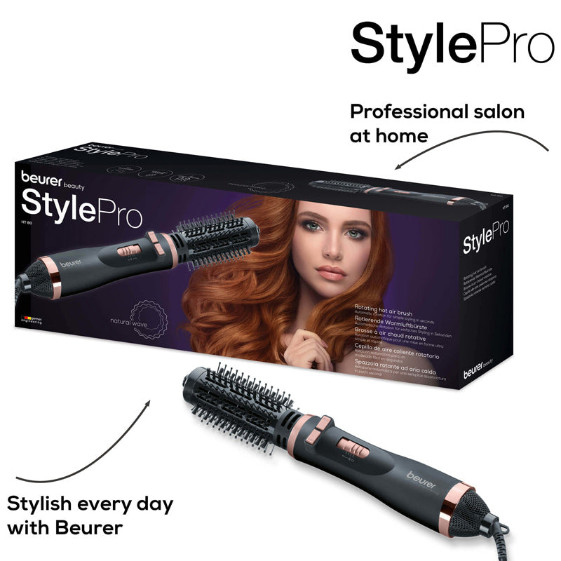 Beurer Rotating Hot Air Brush HT 80 – 2-in-1 Styler & Volumiser