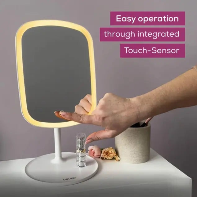 Beurer Illuminated Cosmetics Mirror BS 47 – LED Vanity Mirror