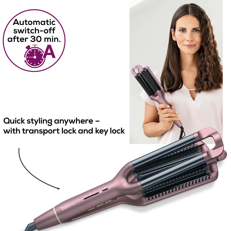Beurer Wave Styler HT 65 – Professional Hair Waver & Crimper