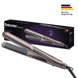 Beurer Hair Straightener HS 15 – Ceramic Flat Iron for Smooth, Sleek Hair