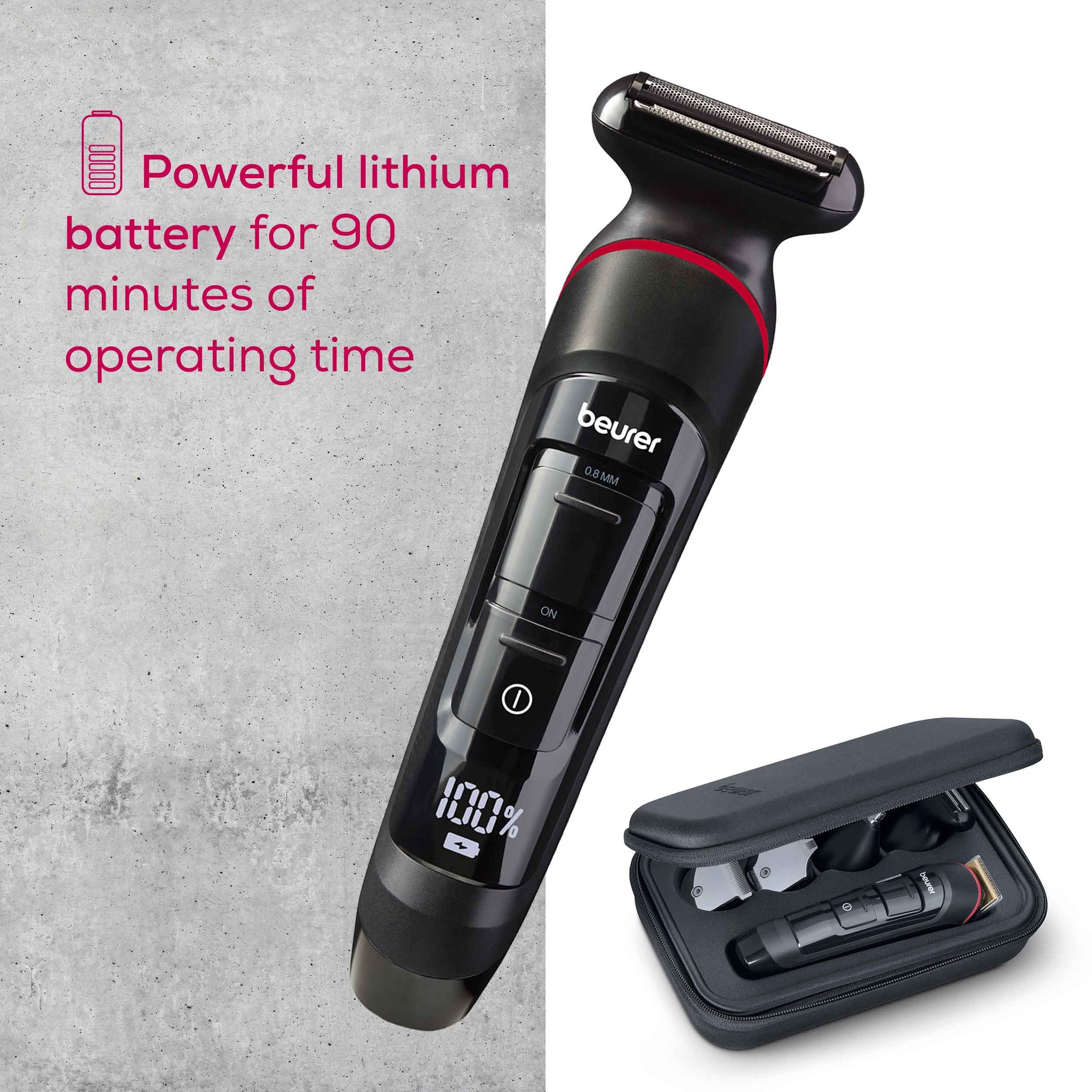 Beurer Multi Groomer MN9X – All-in-One Cordless Grooming Kit