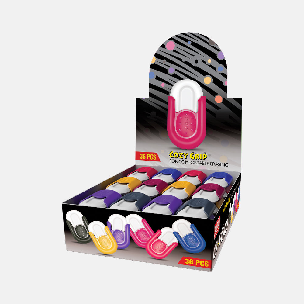 ORO O-Void Cozy Grip Erasers – Pack of 36