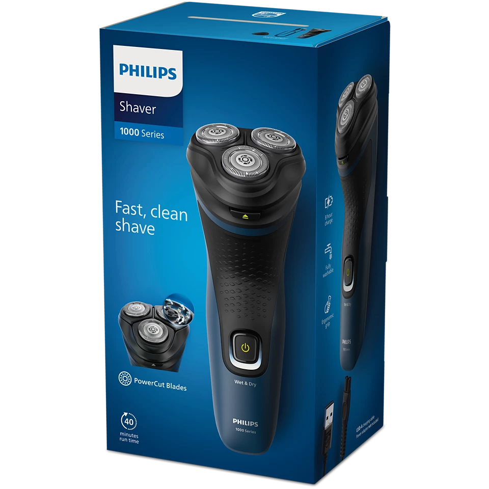 Philips Shaver 1000 Series Wet & Dry Electric Shaver  S1151/00