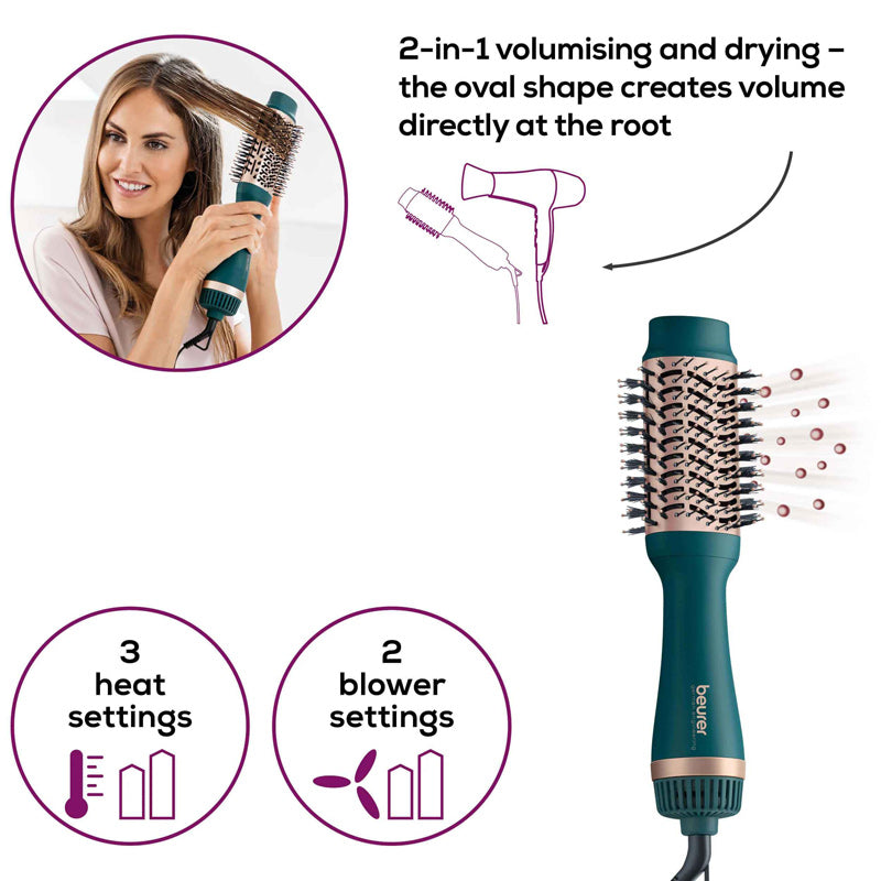 Ocean 2-in-1 Volumising Hair Dryer Brush HC 45