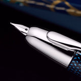 Pilot Capless Vanishing Point Fountain Pen – Kasuri Blue CT (18K Gold Nib)
